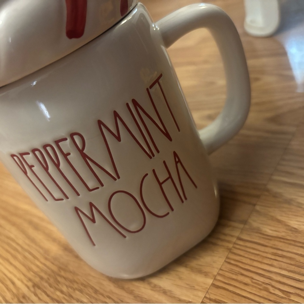 Rae Dunn Christmas Peppermint Mocha Mug - Picture 3 of 8